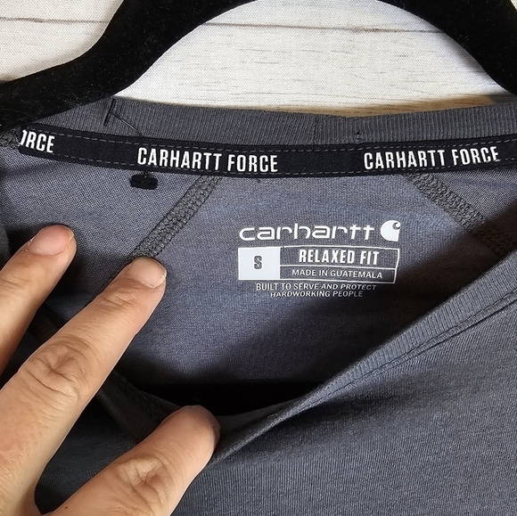 CARHARTT "RED CANYON CAFE"   GRAY SHORT SLEEVE RELAXED FIT TSHIRT, SZ SMALL - Picture 4 of 10